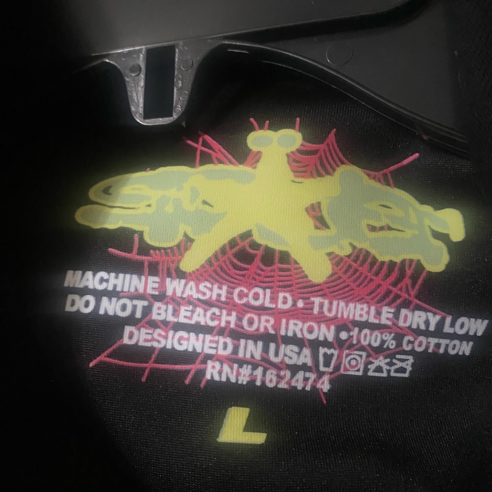 Juice WRLD Rare Atlanta x Sp5der Hoodie Size L(NWOTS) - Picture 5 of 5